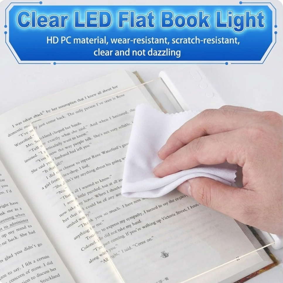 Panel LED de lectura con carga USB y Temporizador Digital