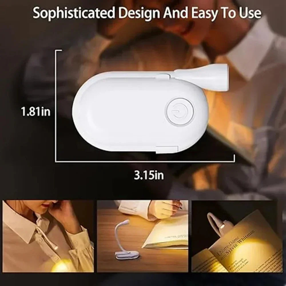 Mini Luz LED para lectura adaptable.