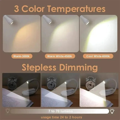 Mini Luz LED para lectura adaptable.